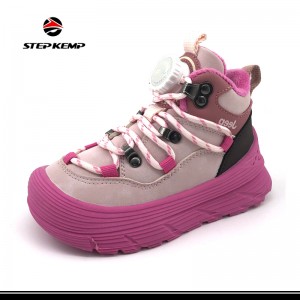 Girls Fashion Pink Winter Warm Campus Sports Casual Snow Boots