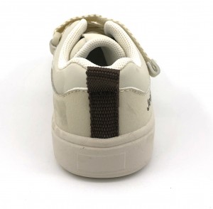 Thick Soled Beige Kids Unisex Outdoor Hiking Exercise Casual Skate Shoes