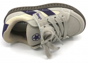 PU Fabric Shoelace Thick Sole Rubber Kids Skate Shoes