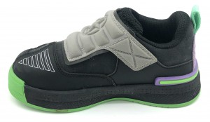 Kids Black Fashion Outdoor Street Skate Board Shoes