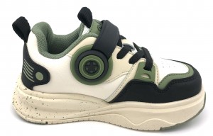 Breathable Boys Swivel Buckle Non-Slip Sole Kids Skate Shoes