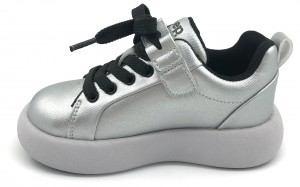 Fashion Grey Customized Children Running Shoes Outdoor Casual Kids Skate Shoes