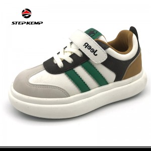 Outdoor Fashion Kids Magic Tape Casual Training Skate Shoes