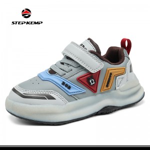 Lag luam wholesale Menyuam Board Khau Khaub Ncaws Sneakers Anti Slip Kids Sport Shoes