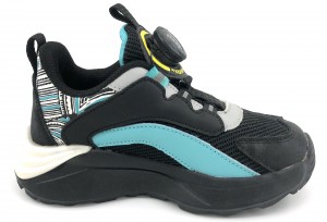 Mesh Breathable Jogging Shoes Swivel Buckle Casual Kids Sneaker