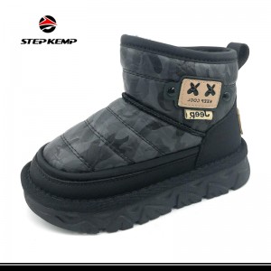 China Children Mid Top School Winter Daily Snow Boots