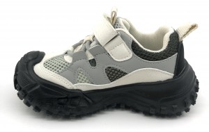 Thick Sole Daddy Shoes Magic Tape Mesh Breathbale Kids Running Shoes