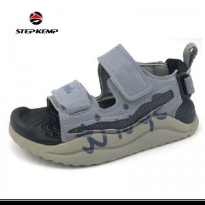 Summer Quick Dry Kids Magic Tape Unisex Beach Sandals