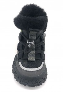 Children’s Winter Warm Plush Lining Shoelace Sports Boots