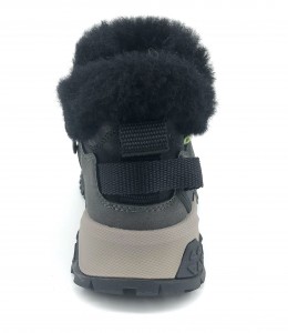 Children’s Winter Warm Plush Lining Shoelace Sports Boots