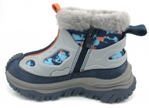 Boys High Quality Footwear Warm Plush Lining Winter Boots