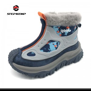 Boys High Quality Footwear Warm Plush Lining Winter Boots