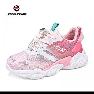 Customized Kids Sport Girls Sneakers Running Footwear Summer Light Weight Shoes
