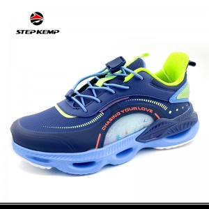 Mga Sapatos sa Pagdagan sa Estudyante sa Mga Bata nga Lalaki nga Estudyante nga Makaginhawa nga Sport Running Shoes