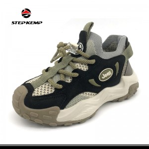 Children Boys Thick Soled Factory Buckle Outdoor Sports Leisure Running Shoes