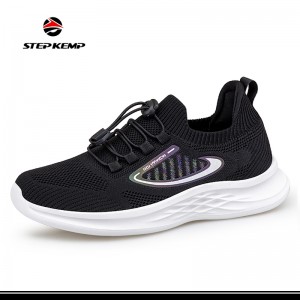 Unisex Running Sneakers Flyknit Upper Leisure and Comfort Shoes