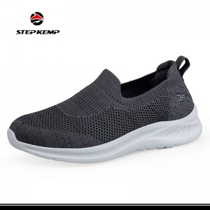Womens Soft Outsole Running Sport Breathable Loafer Shoes