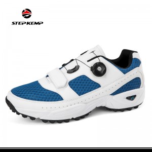 მამაკაცის გოლფის ფეხსაცმელი პროფესიონალური Spikes Golf Sport Breathable Sneakers