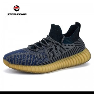 Newest Knitting Fabric Yeezy Sports Sneakers Cursor Shoes