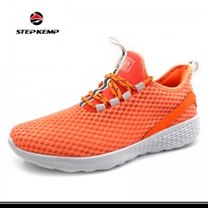 Mens Sneakers Outdoor Sport Shoes nga adunay Flyknit Upper