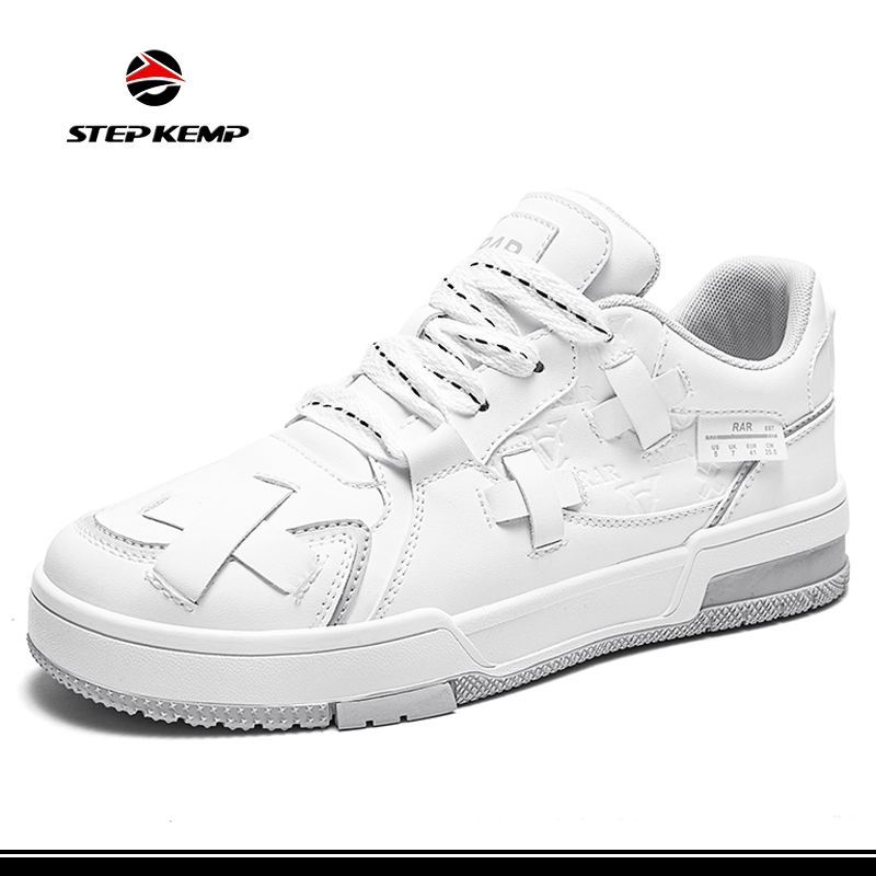 Men's Leather Casual Board Fashion Sports Shoes