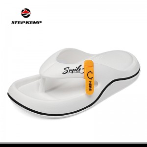 Nouveau design EVA anti-dérapant chaussures de plage légères et confortables tongs pantoufles