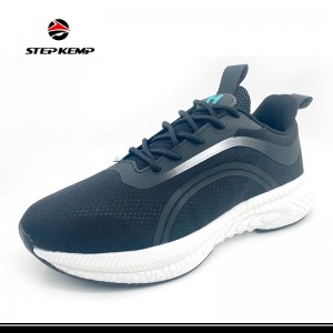 Erkek Koşu Rahat Hafif Nefes Alabilen Yürüyüş Örgü Spor Ayakkabıları