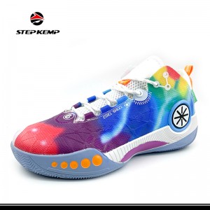 Nový design Pohodlné prodyšné protiskluzové protiskluzové basketbalové sportovní boty