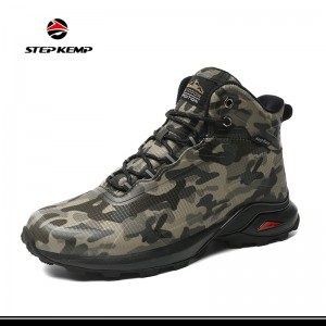 Produk Anyar Kasual Lace-up Walking Sport High-Top Hiking Shoes