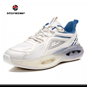 Men′s Tennis Workout Walking Gym Athletic Breathable Running Shoes