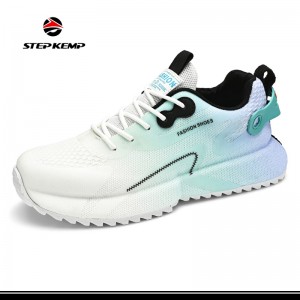 ເກີບຍ່າງຂອງຜູ້ຊາຍ ເກີບເບົາຫວານ ຕີນກວ້າງ ເກີບມືສອງ ເກີບແຕະ ເກີບແລ່ນ Sneaker Hook and Loop Strap Running Shoes