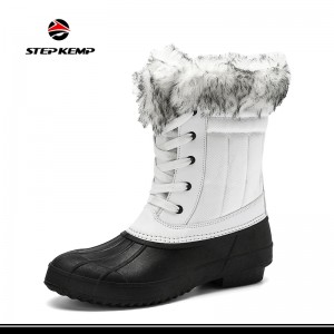 Women Outdoor Winter Warm Waterproof and Sand-Proof Snow Boots