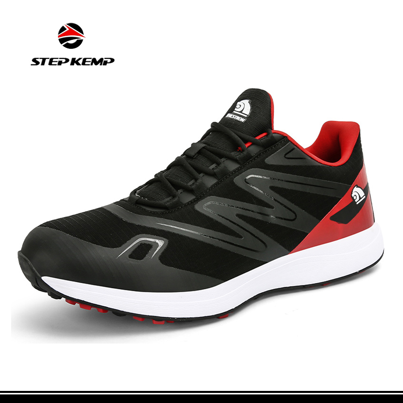 Men Professional Wears Breathable Spikeless Golfers Sneakers Anti Slip Golf Shoes