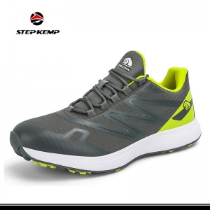 Men Professional Wears Breathable Spikeless Golfers Sneakers Anti Slip Golf Shoes