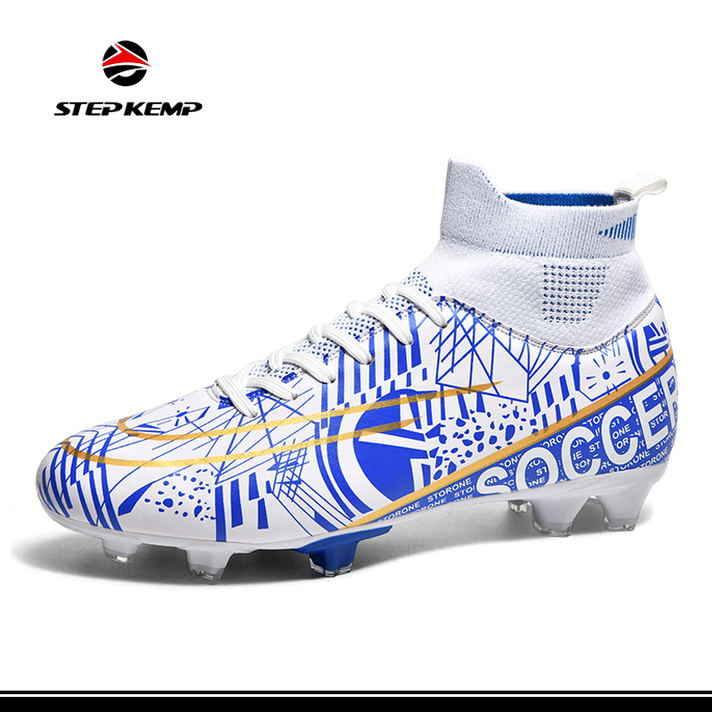 Unisex Soccer Cleats Professional High-Top Spikes Training Sfootball Shoes
