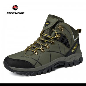 Hiking Waterproof Adventure Trekking Shoes Winter Plush Work Outdoor Boots