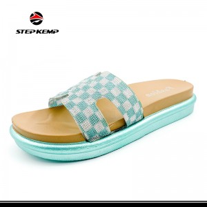 Endonezya Bazara Jinan Moda PVC Outsole Slipper Slide Sandal