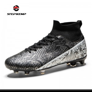 Men Women TPU Rubber Breathable Athletic Football Boots for Outdoor Indoor