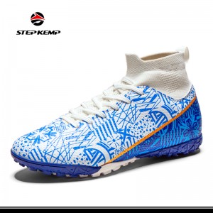 Men Women TPU Rubber Breathable Athletic Football Boots for Outdoor Indoor