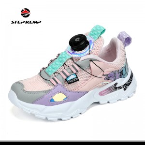 Kids Footwear Fitness Sneakers Nag-ventilate sa Sport Running Shoes