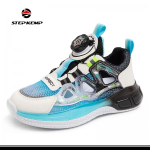 Boys Girls Fashion Sneakers Breathable Mesh Non Slip Running Shoes