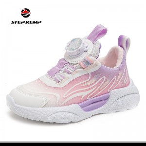Kid Fashion Custom Sneaker Light Casual Lag luam wholesale me nyuam yaus khiav khau