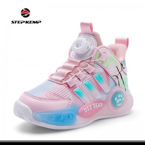 កុមារម៉ូតស្បែកជើងសាលាធម្មតា PU Jaka Sneakers Kid Shoes