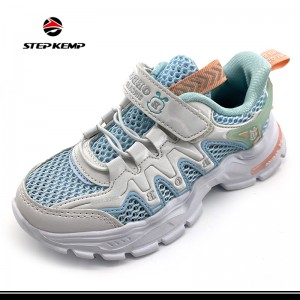 New Fashion Soft Kids Mesh Upper Breathable Sport Running Shoes