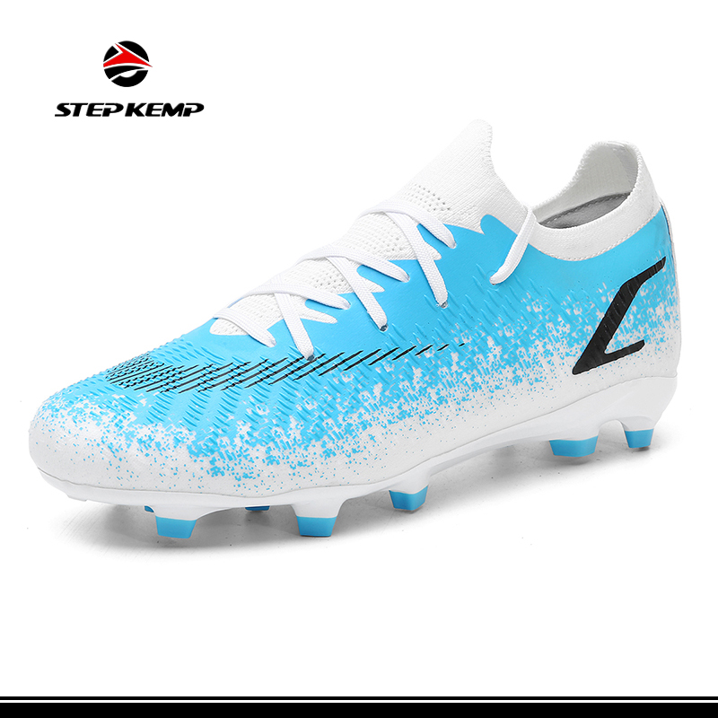 فٹ بال کے جوتے مردوں کے ہائی ٹاپ اسپائک کلیٹس فٹ بال کے جوتے یوتھ ایتھلیٹکس ٹریننگ شوز پروفیشنل آؤٹ ڈور کھیلوں کے جوتے