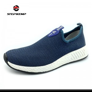 [Spring Autumn Flyknit Casual Sport Running Men Sock Shoes