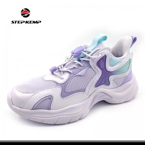 Модные детские спортивные кроссовки для бега, дышащая легкая обувь для мальчиков и девочек