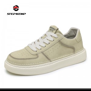 Men Plus Size Sneakers Leisure and Comfort Fashion Shoes White