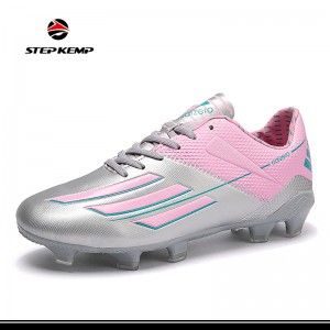 Mens Womens Soccer Cleat Low-Top Spike Mga Sapatos na Pang-outdoor na Athletic Sneaker