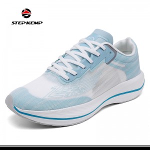 Men Lady Fashion Sneakers Breathable Mesh Upper Jogging Running Shoes